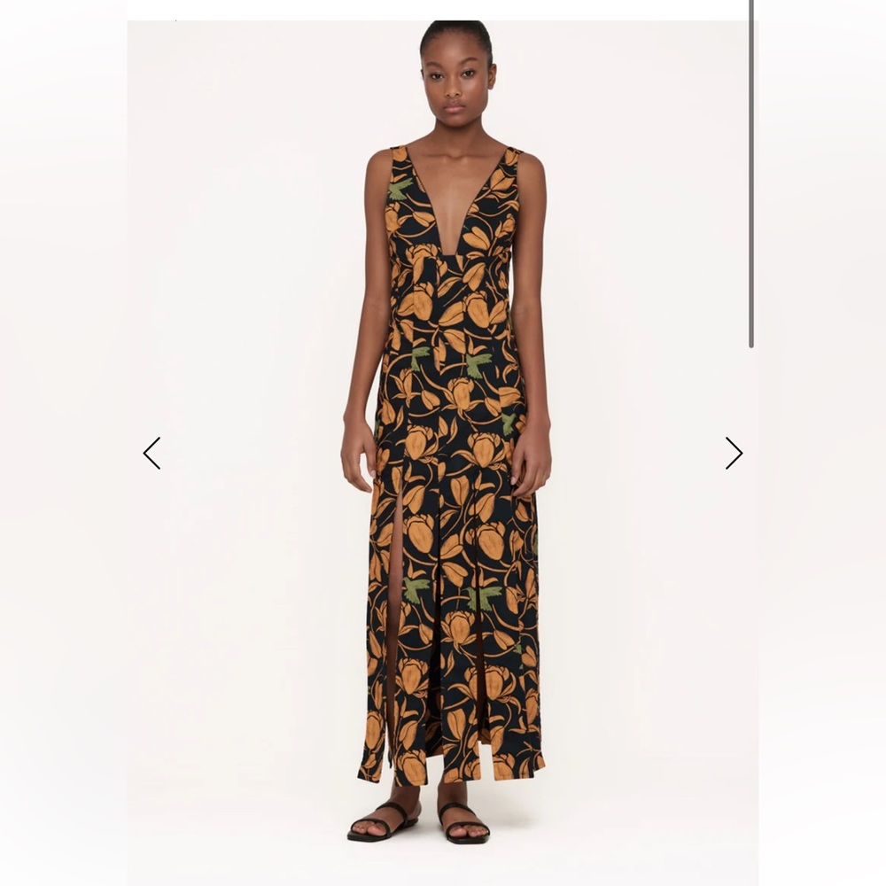 Saldana flora cotton dress